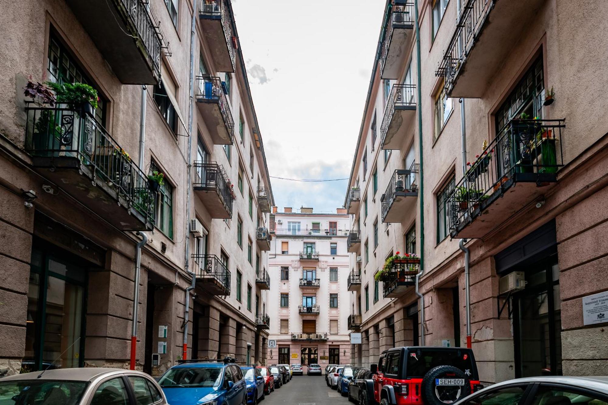 Jungle Aesthetics Downtown Apartman Aircon And Garage Parking Budapešť Exteriér fotografie